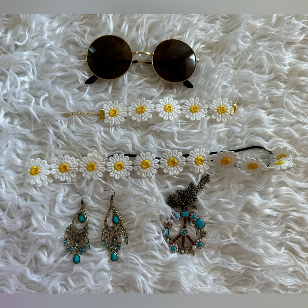 Complete Hippie Costume Set